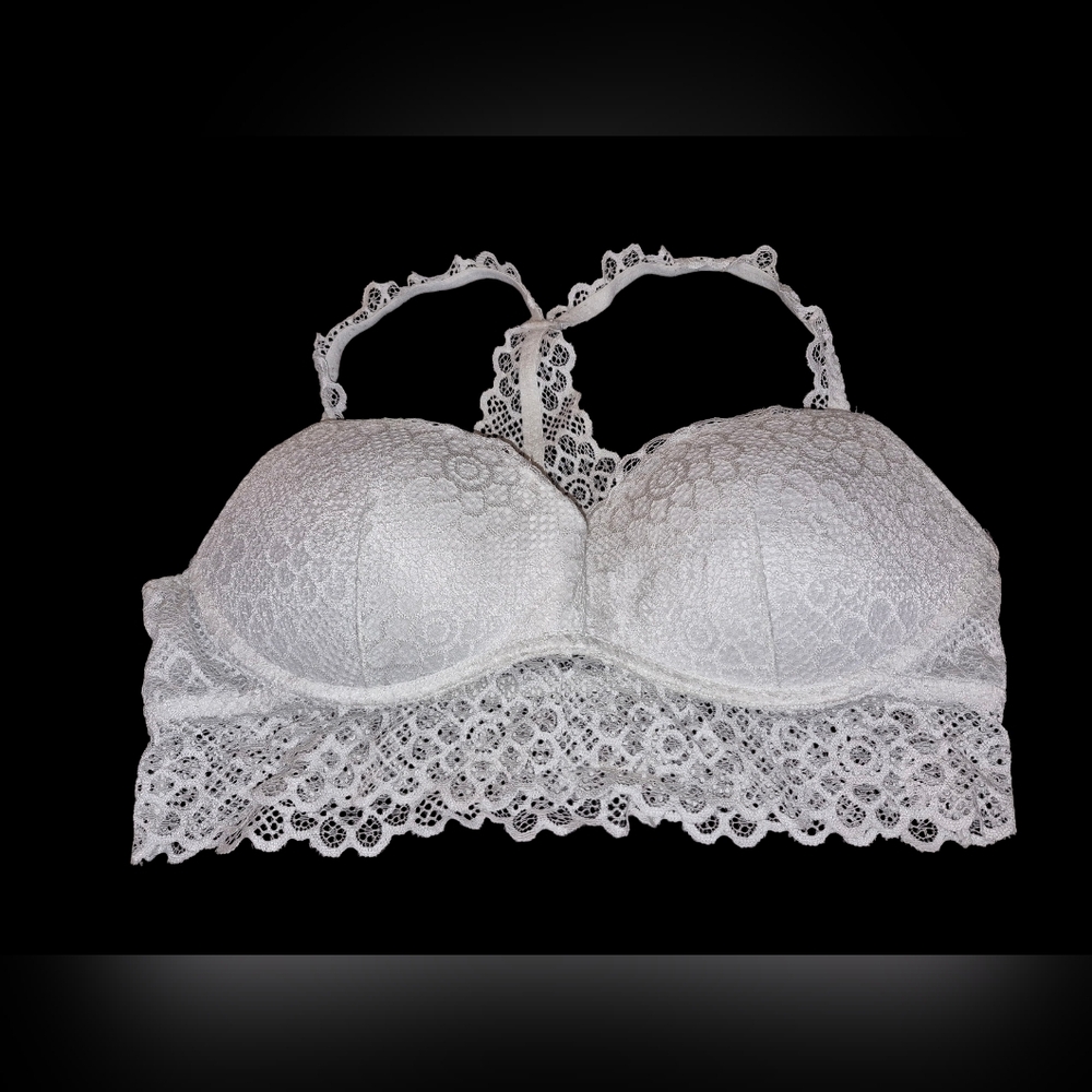 Gilly Hicks Sydney White Floral Lace Bralette